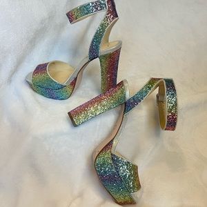 JESSICA SIMPSON - Maicie Heel rainbow 🌈